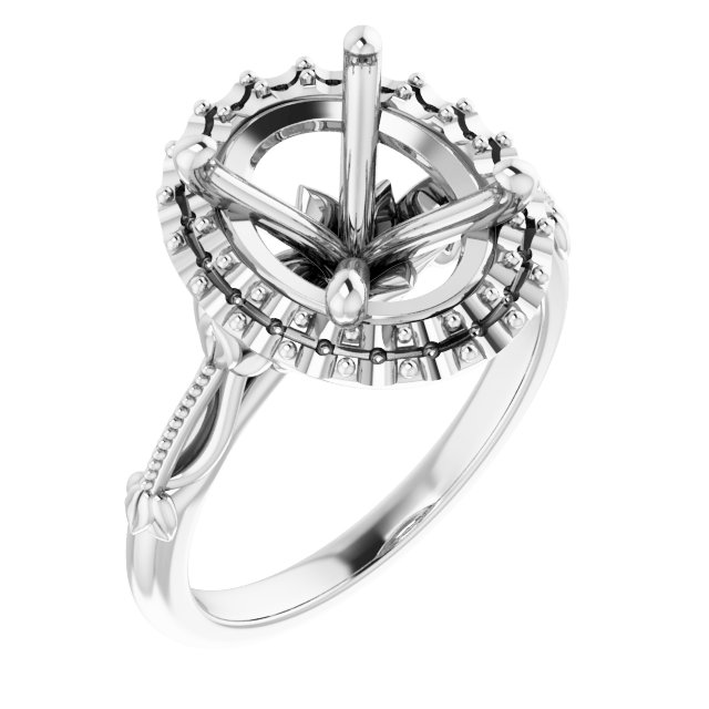 Halo-Style Engagement Ring