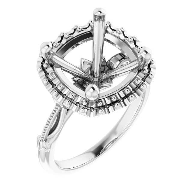 Halo-Style Engagement Ring