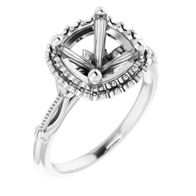 Halo-Style Engagement Ring