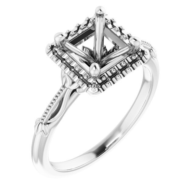 Halo-Style Engagement Ring