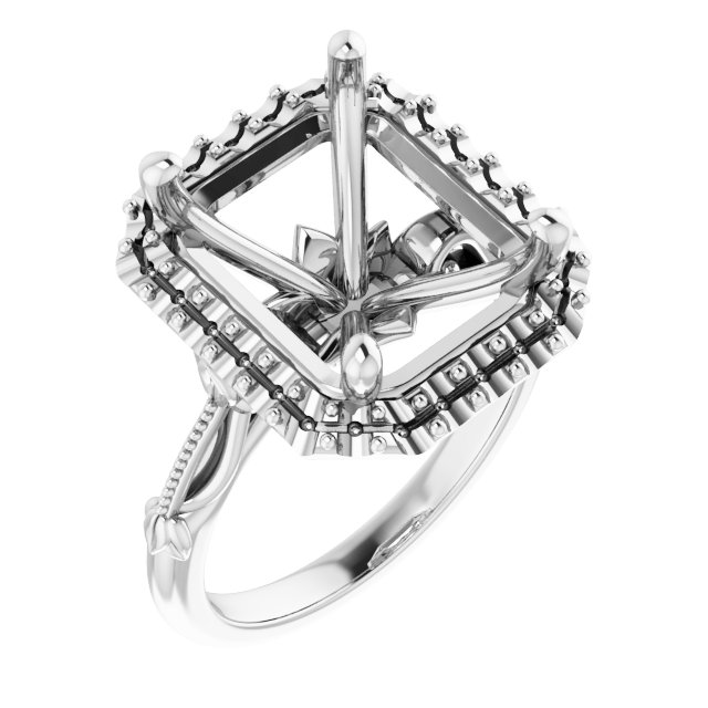 Halo-Style Engagement Ring