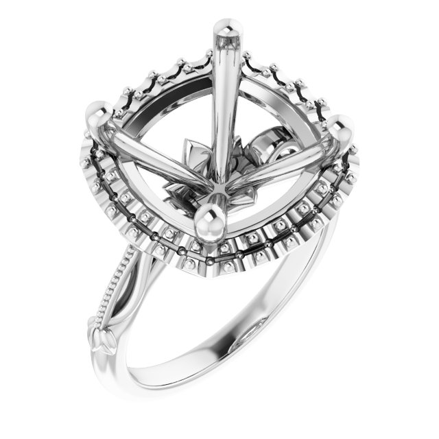 Halo-Style Engagement Ring