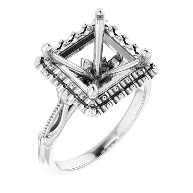 Halo-Style Engagement Ring