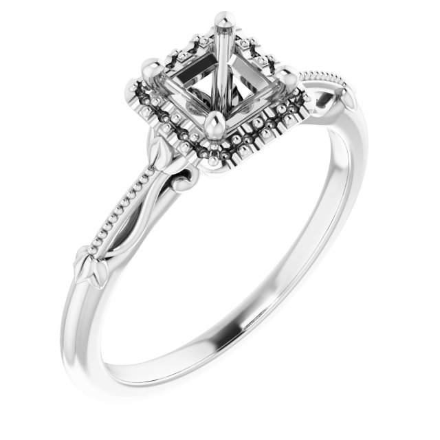 Halo-Style Engagement Ring