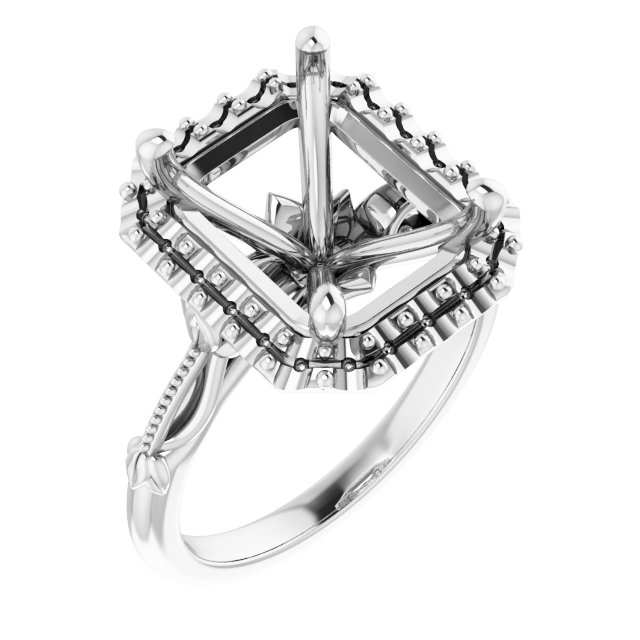 Halo-Style Engagement Ring