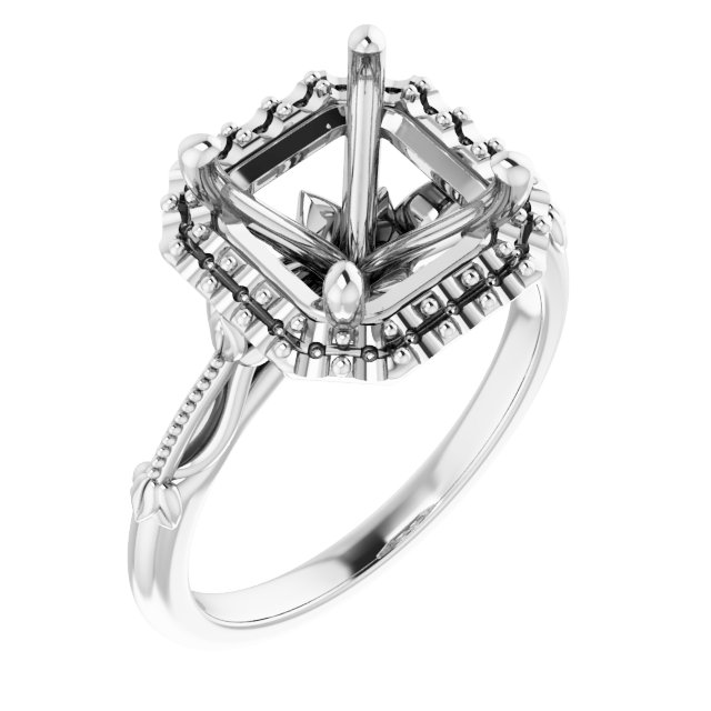 Halo-Style Engagement Ring