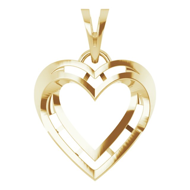 Diamond Heart Pendant .25 CTW Ref 710156