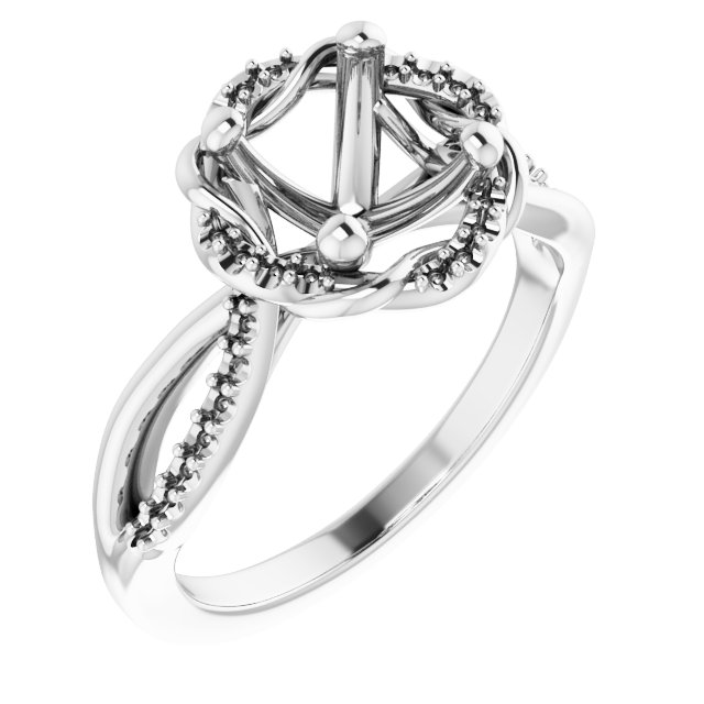 Halo-Style Engagement Ring or Band