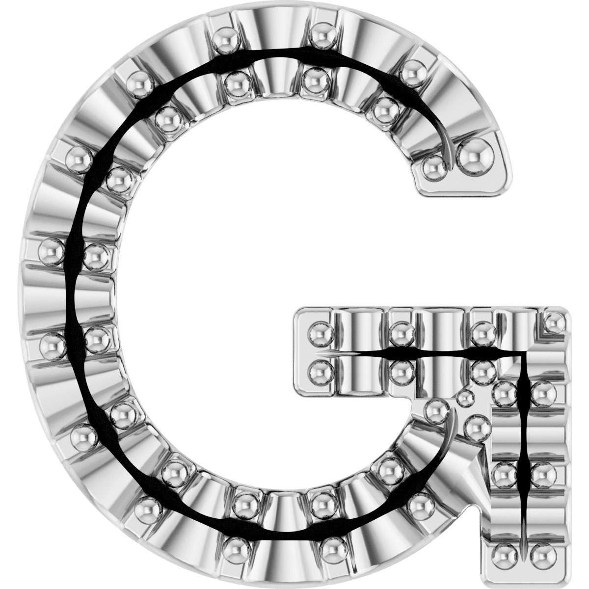 Accented Block Initial Trim