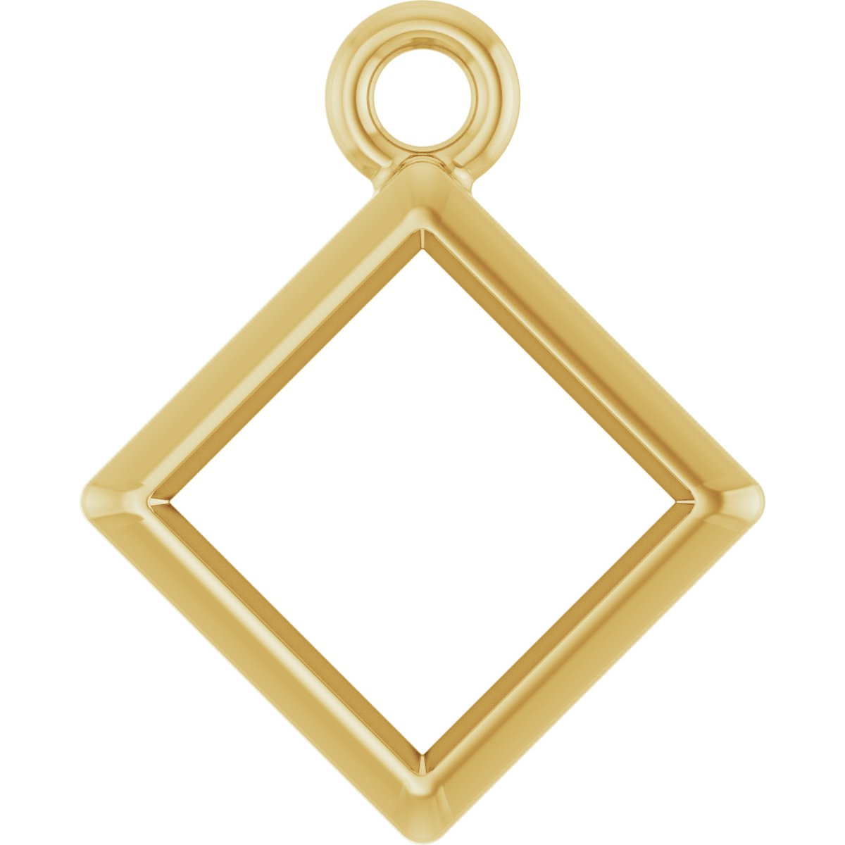 Bezel-Set Dangle