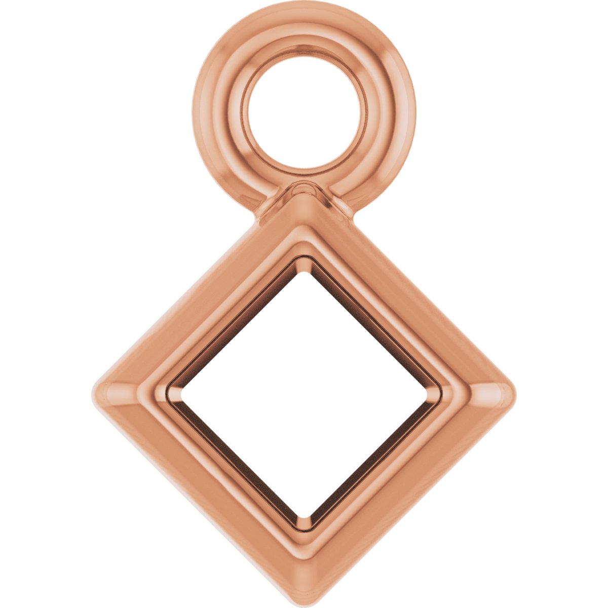 Bezel-Set Dangle