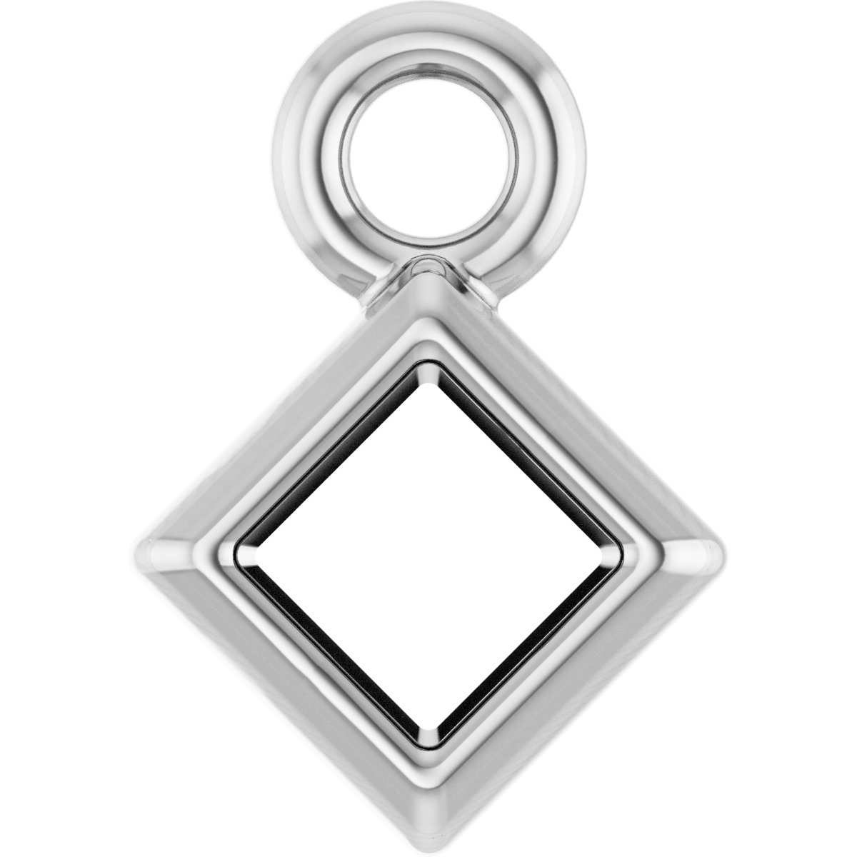 Bezel-Set Dangle