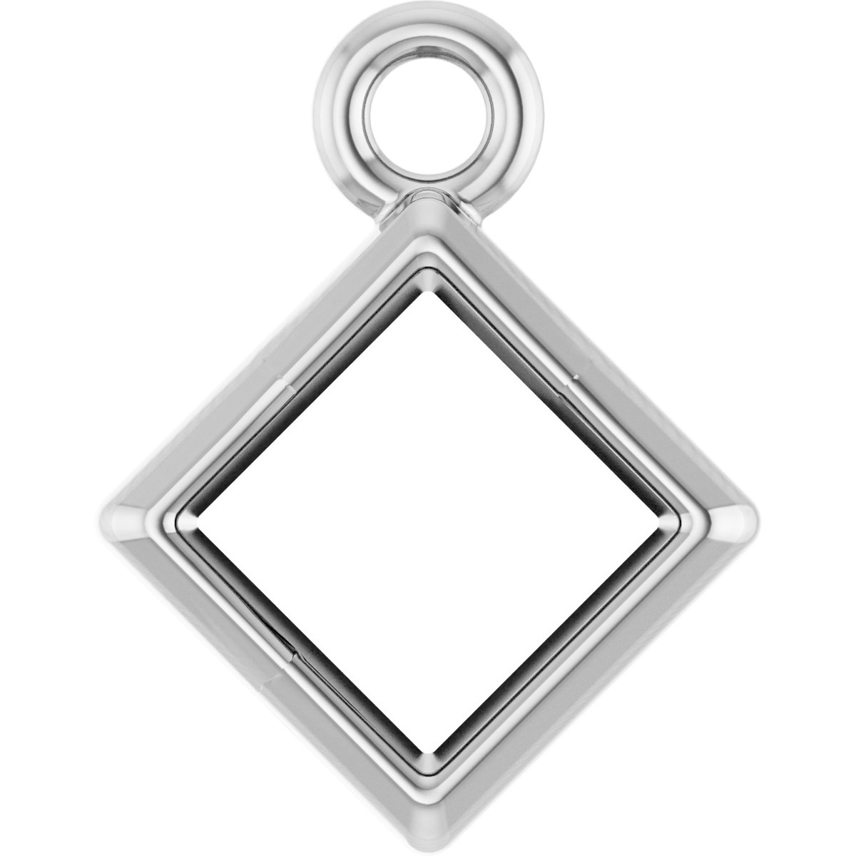 Bezel-Set Dangle