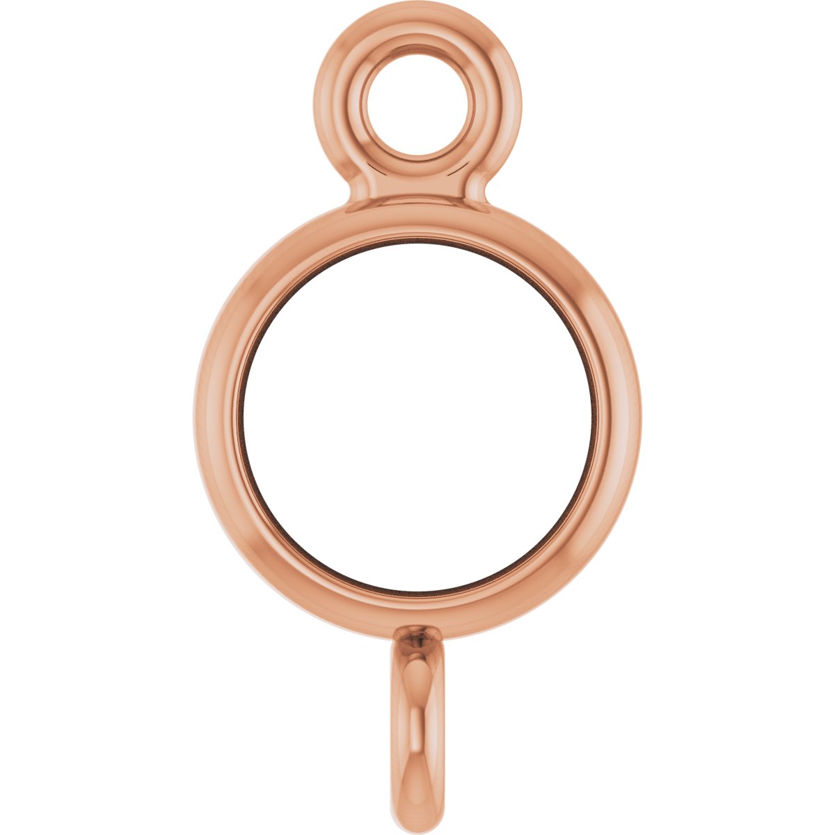 Round Bezel-Set Link