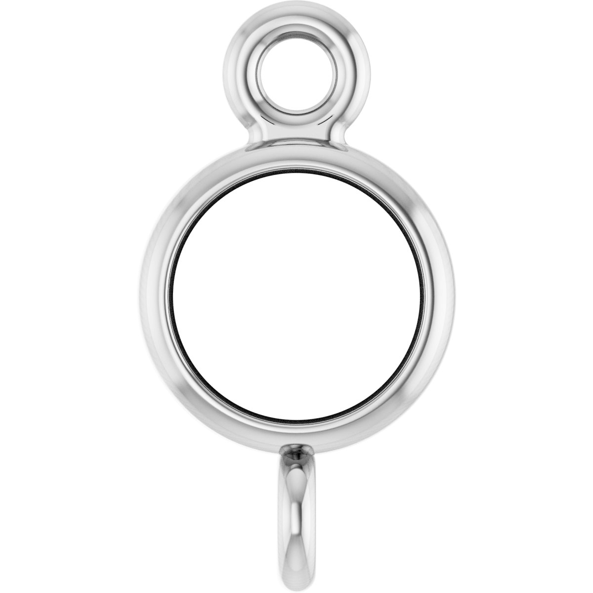 Round Bezel-Set Link