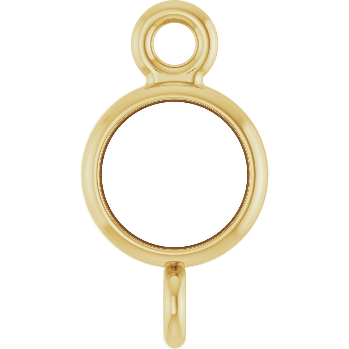 Round Bezel-Set Link