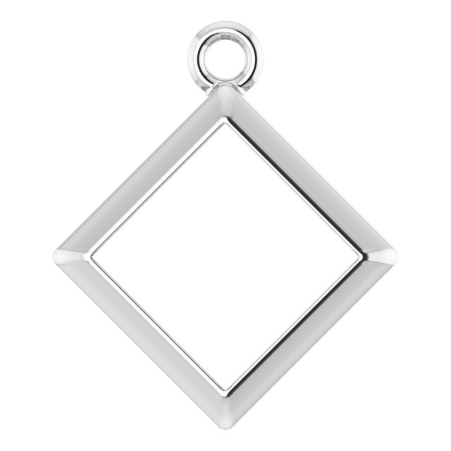 Bezel-Set Dangle