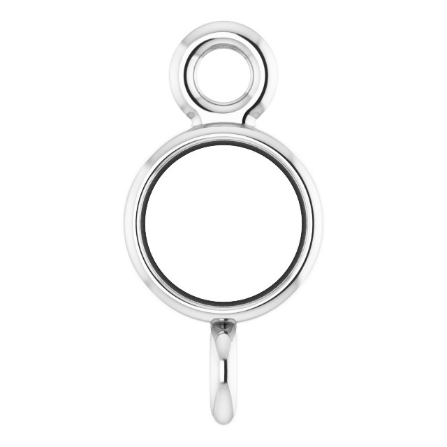 Round Bezel-Set Link