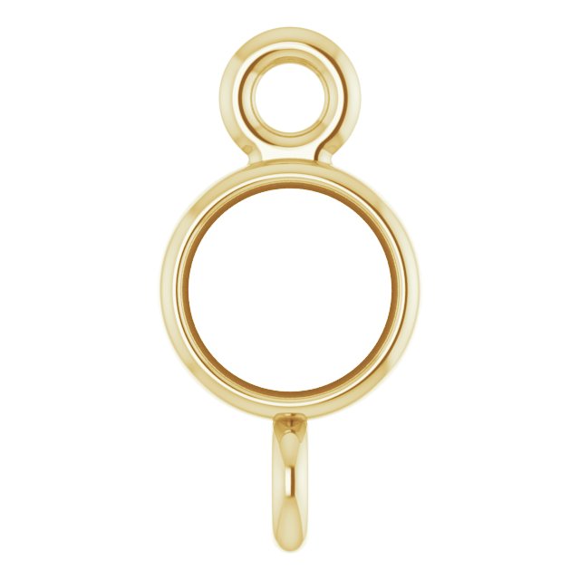 Round Bezel-Set Link