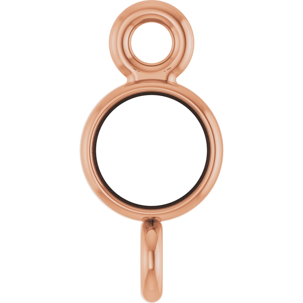 Round Bezel-Set Link