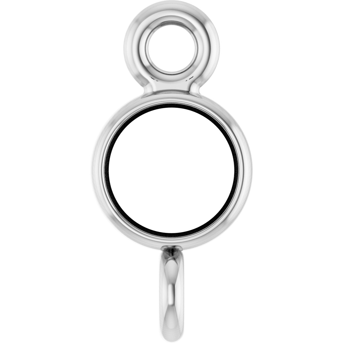 Round Bezel-Set Link