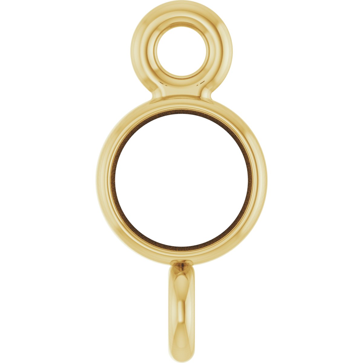 Round Bezel-Set Link