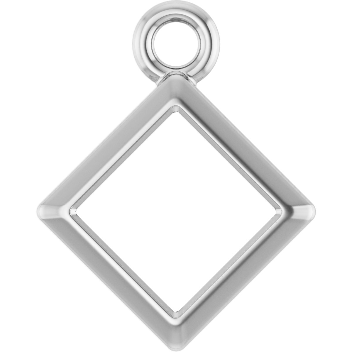 Bezel-Set Dangle