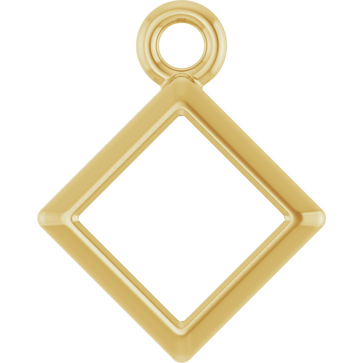 Bezel-Set Dangle