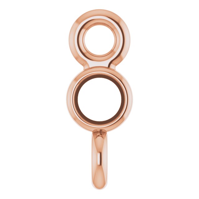 Round Bezel-Set Link