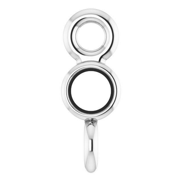 Round Bezel-Set Link