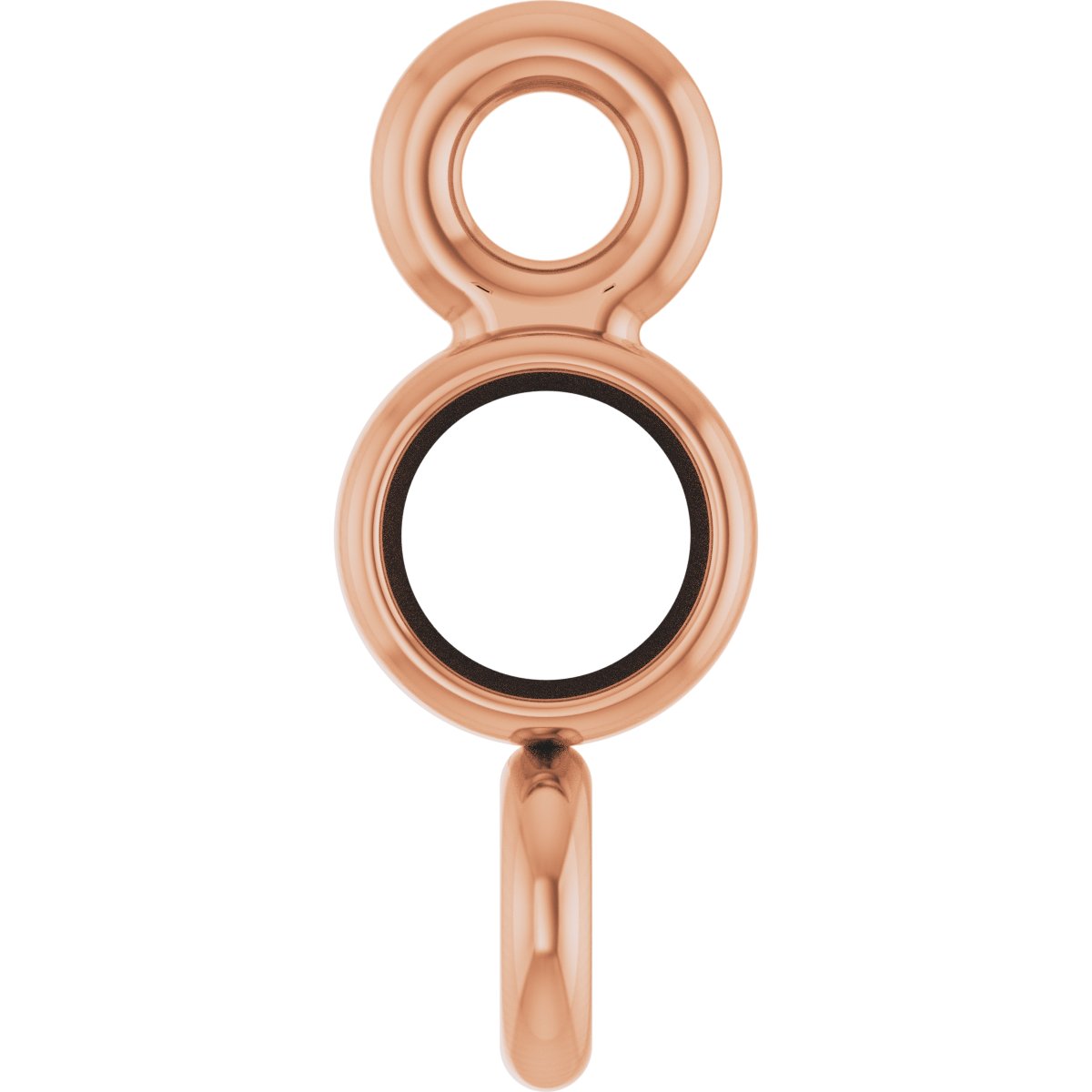 Round Bezel-Set Link