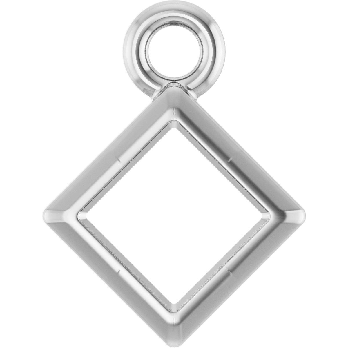 Bezel-Set Dangle