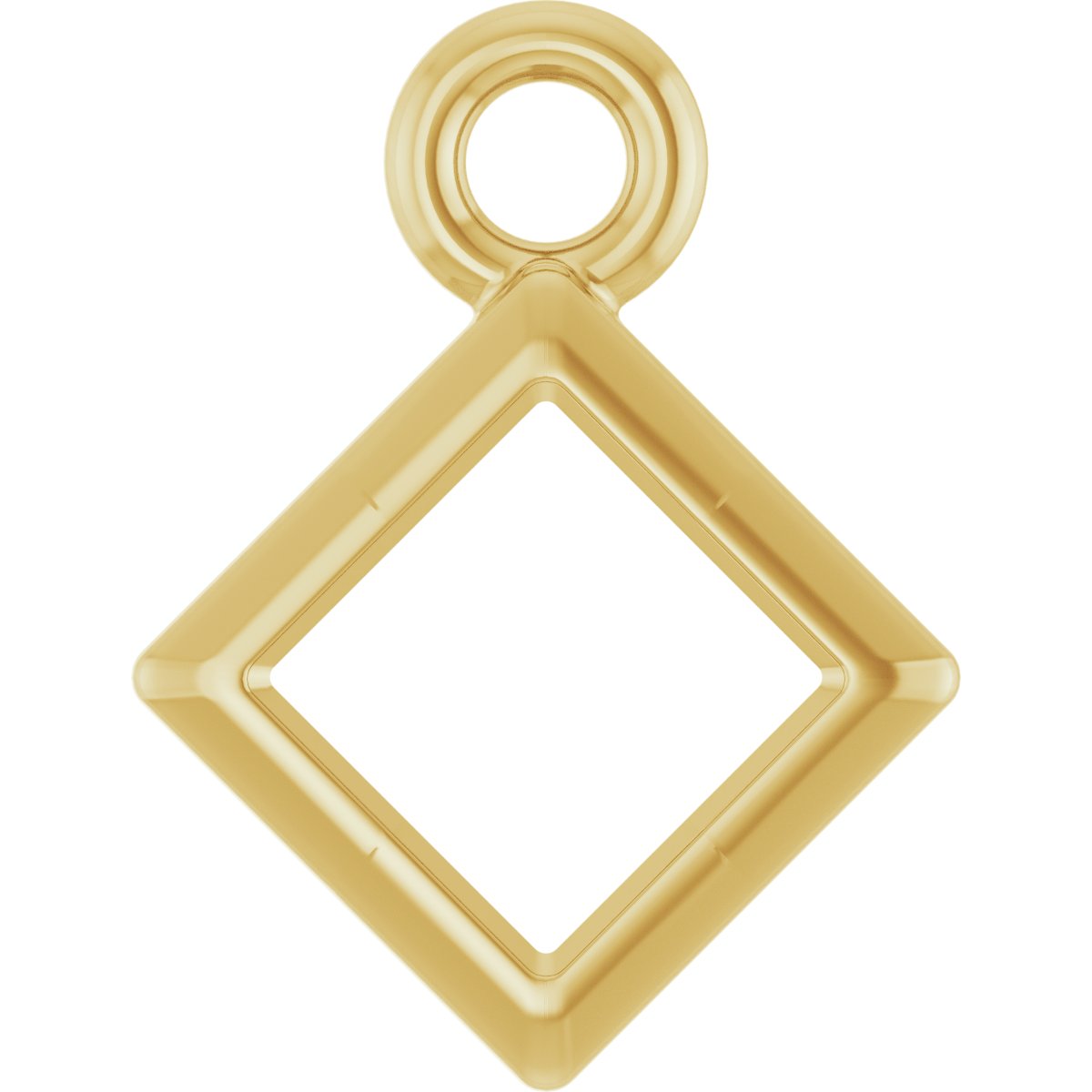 Bezel-Set Dangle
