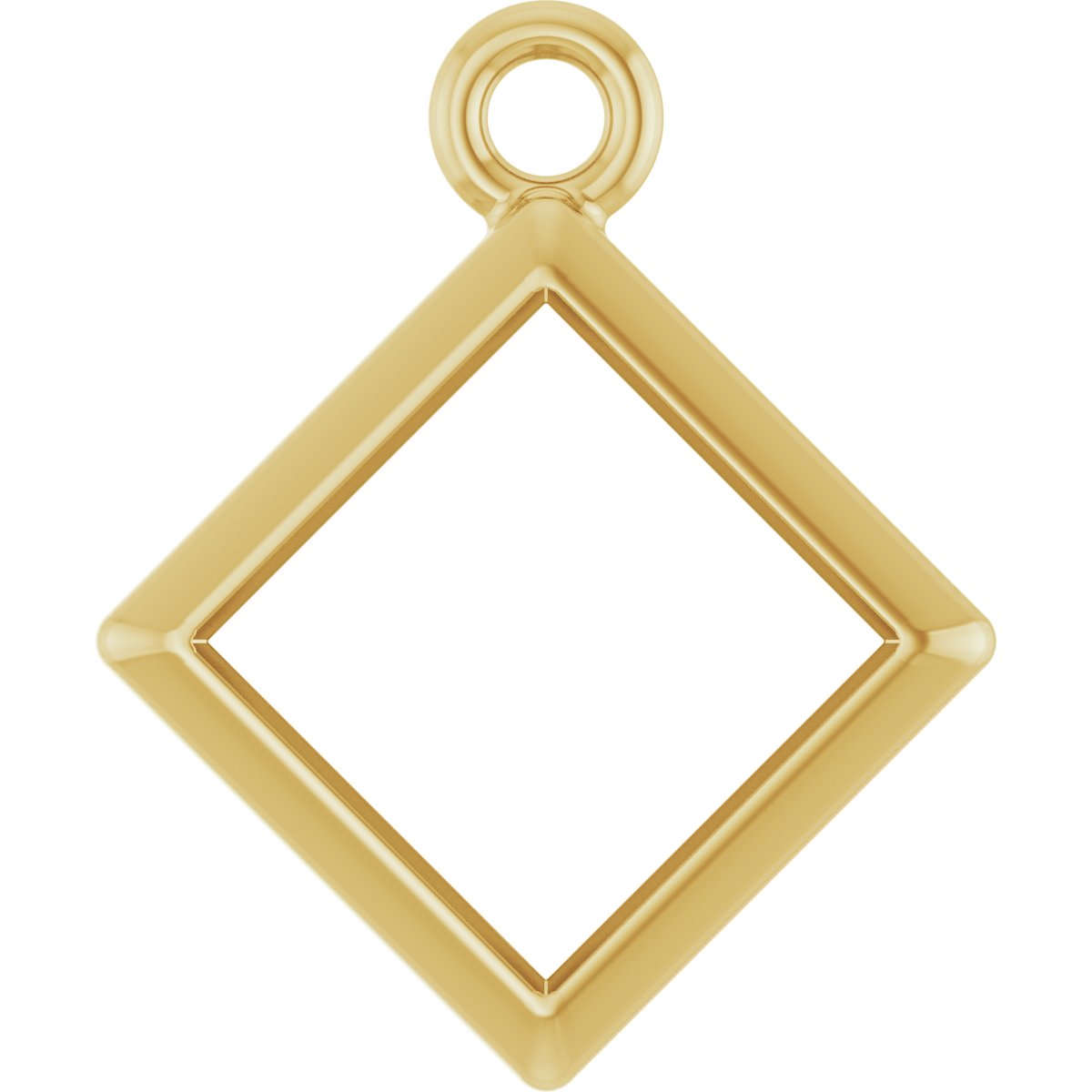 Bezel-Set Dangle