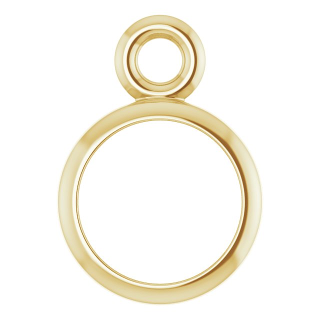 Bezel-Set Dangle