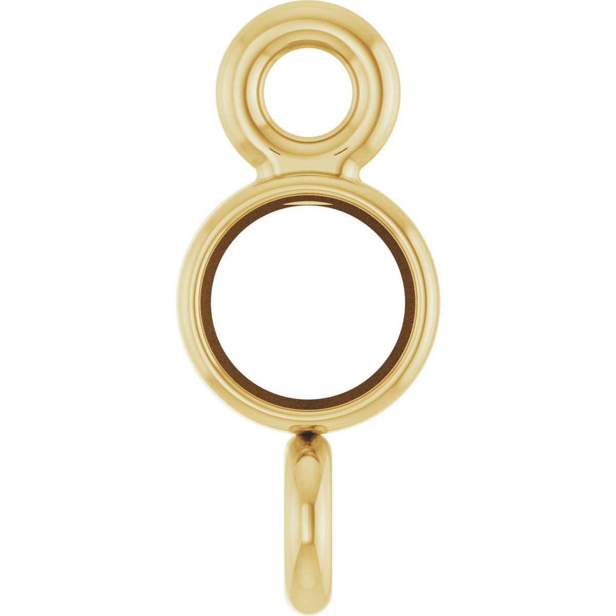 Round Bezel-Set Link