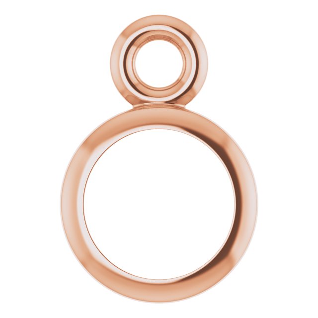 Bezel-Set Dangle