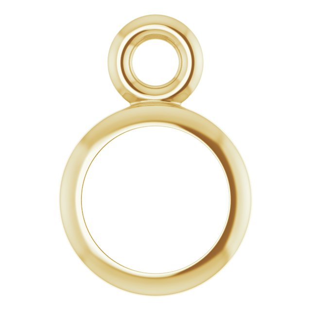 Bezel-Set Dangle