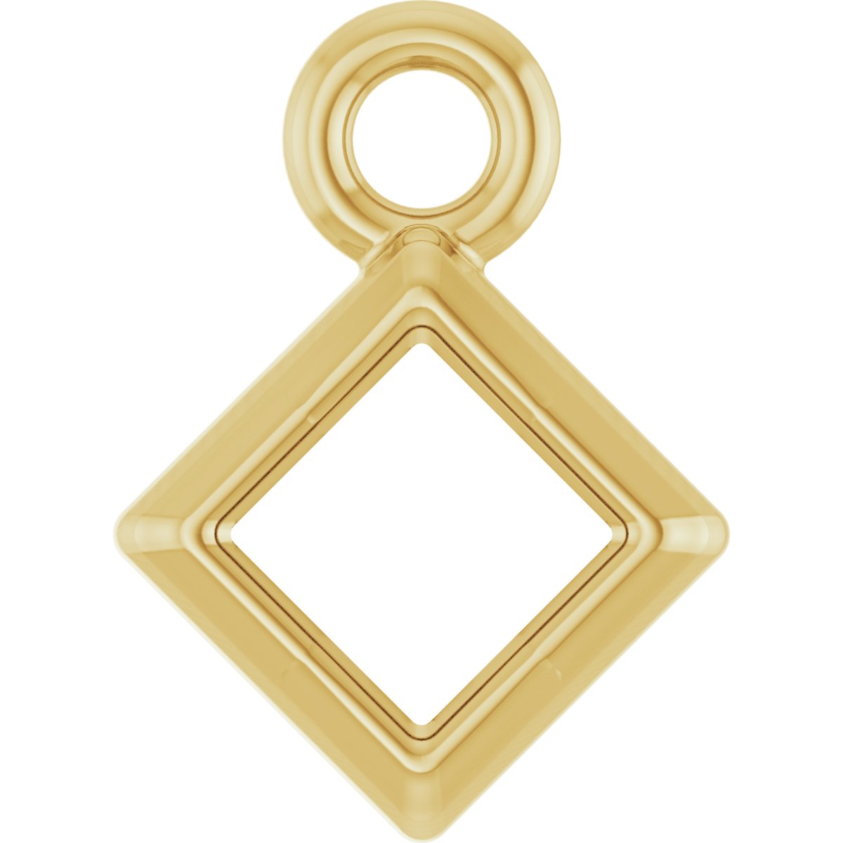 Bezel-Set Dangle