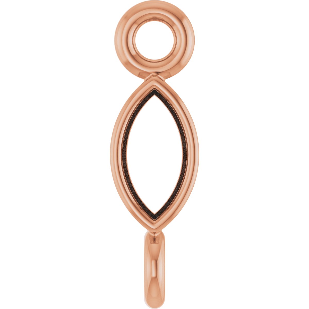 Marquise Bezel-Set Link
