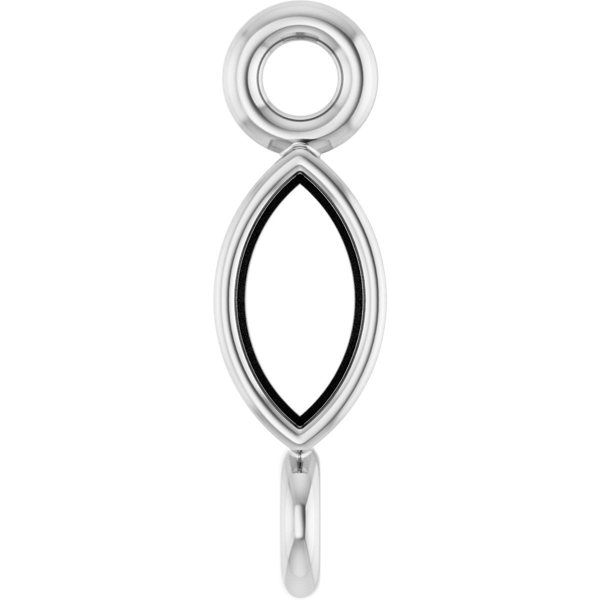 Marquise Bezel-Set Link