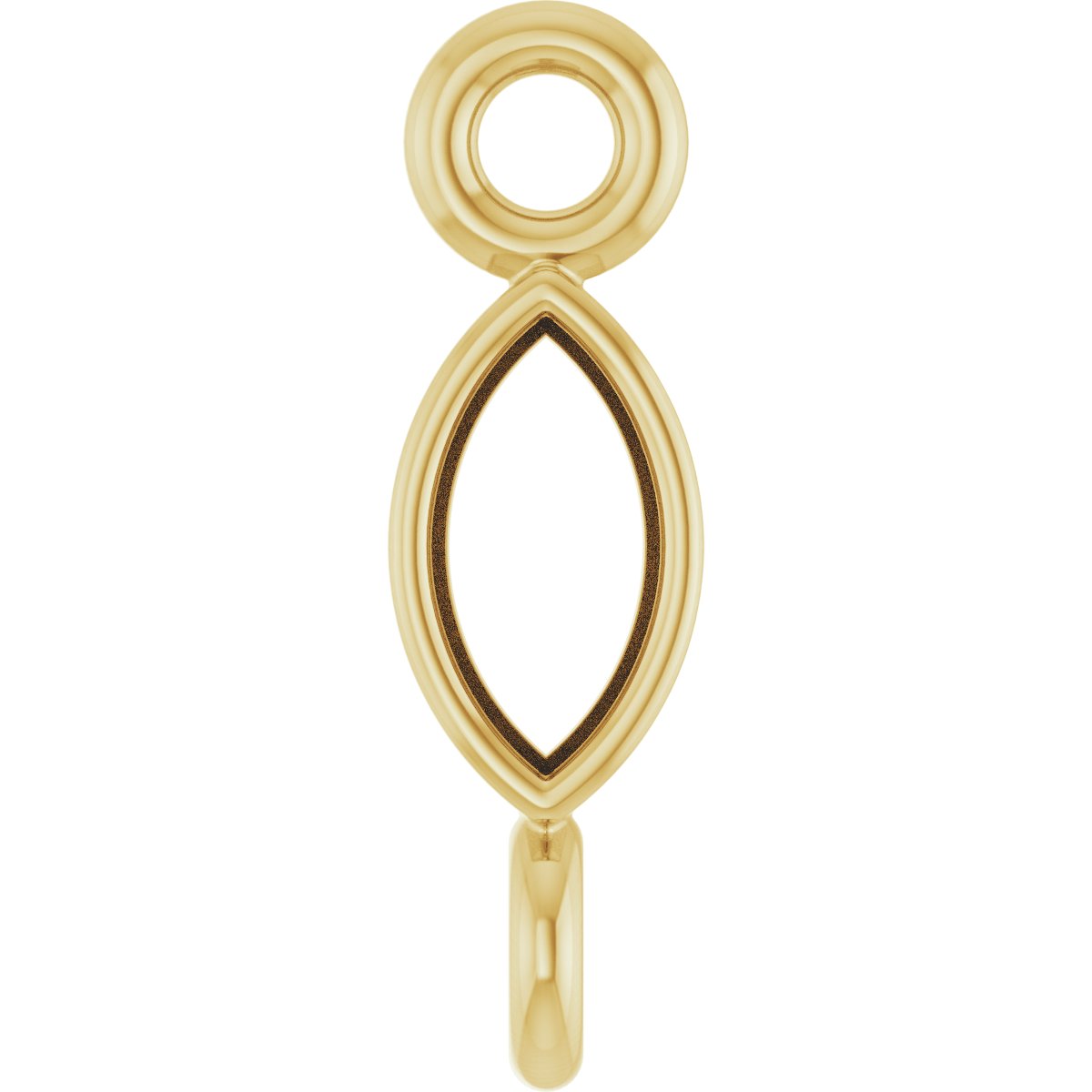 Marquise Bezel-Set Link