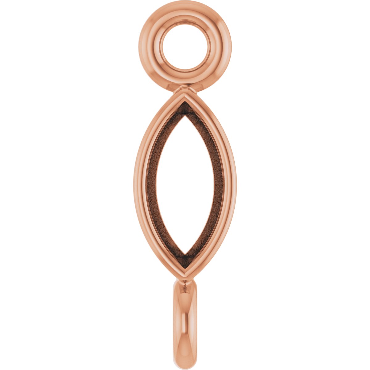 Marquise Bezel-Set Link