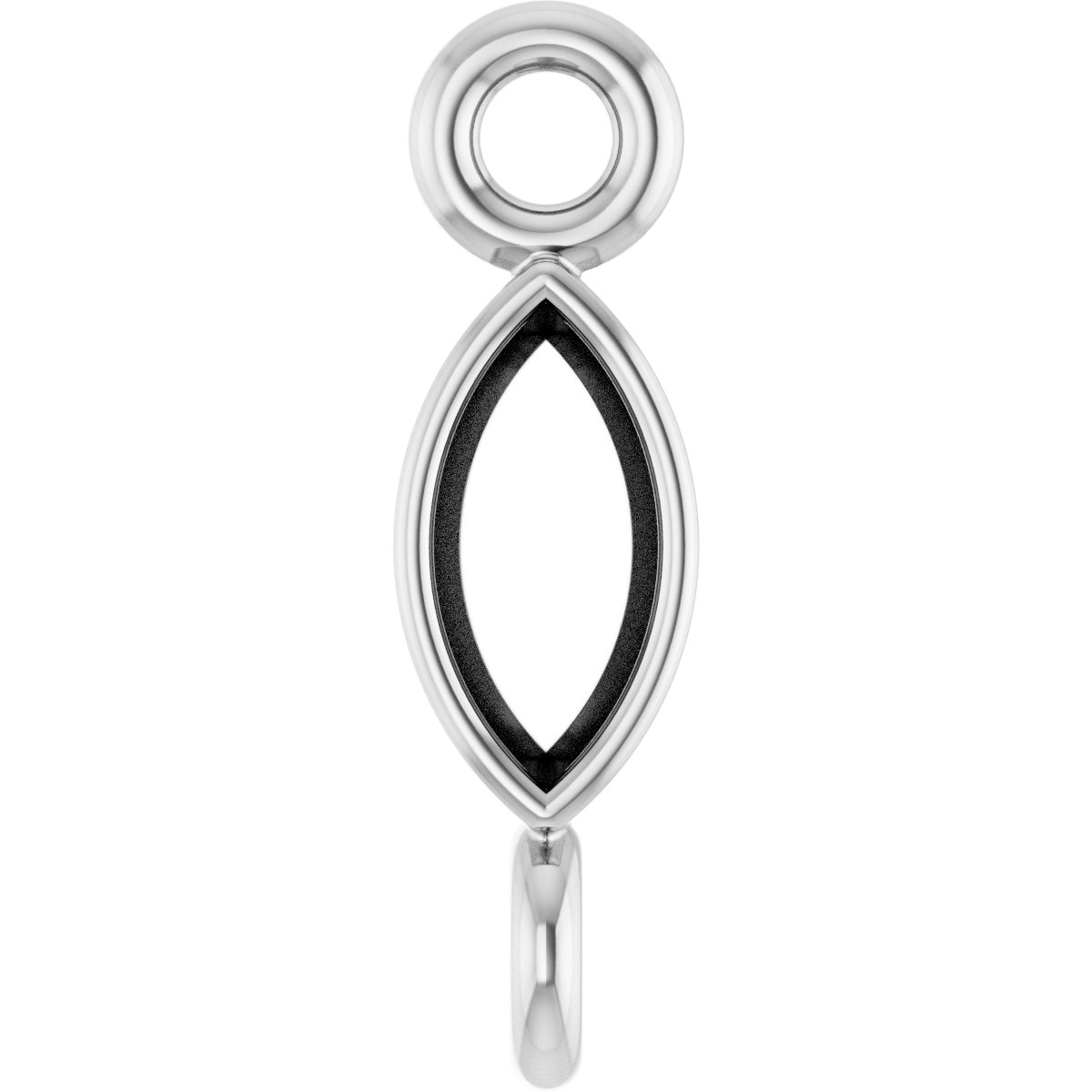 Marquise Bezel-Set Link