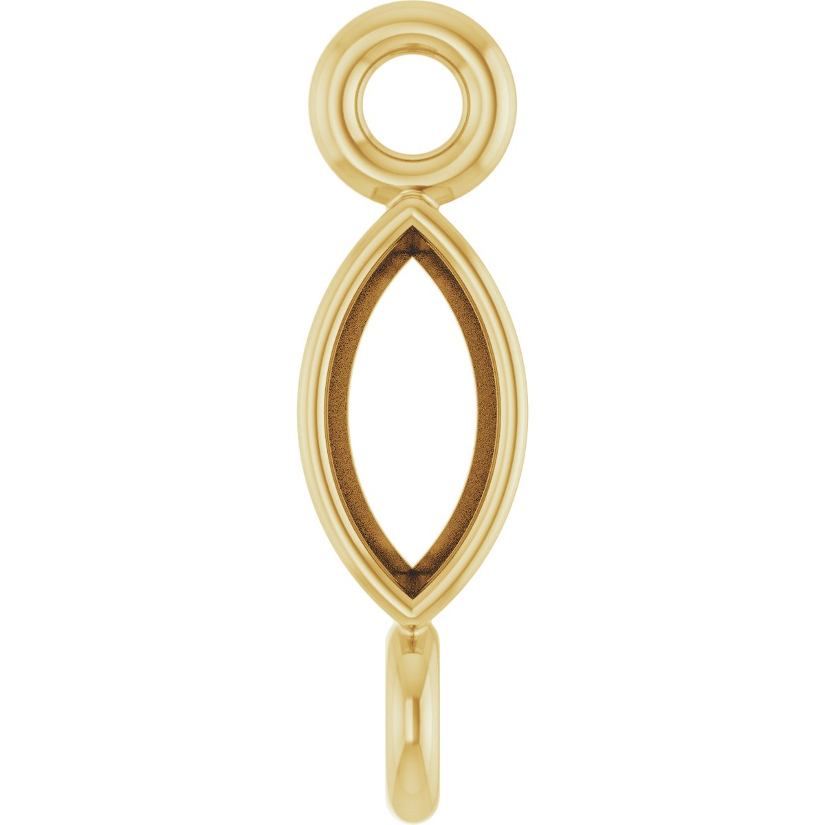 Marquise Bezel-Set Link