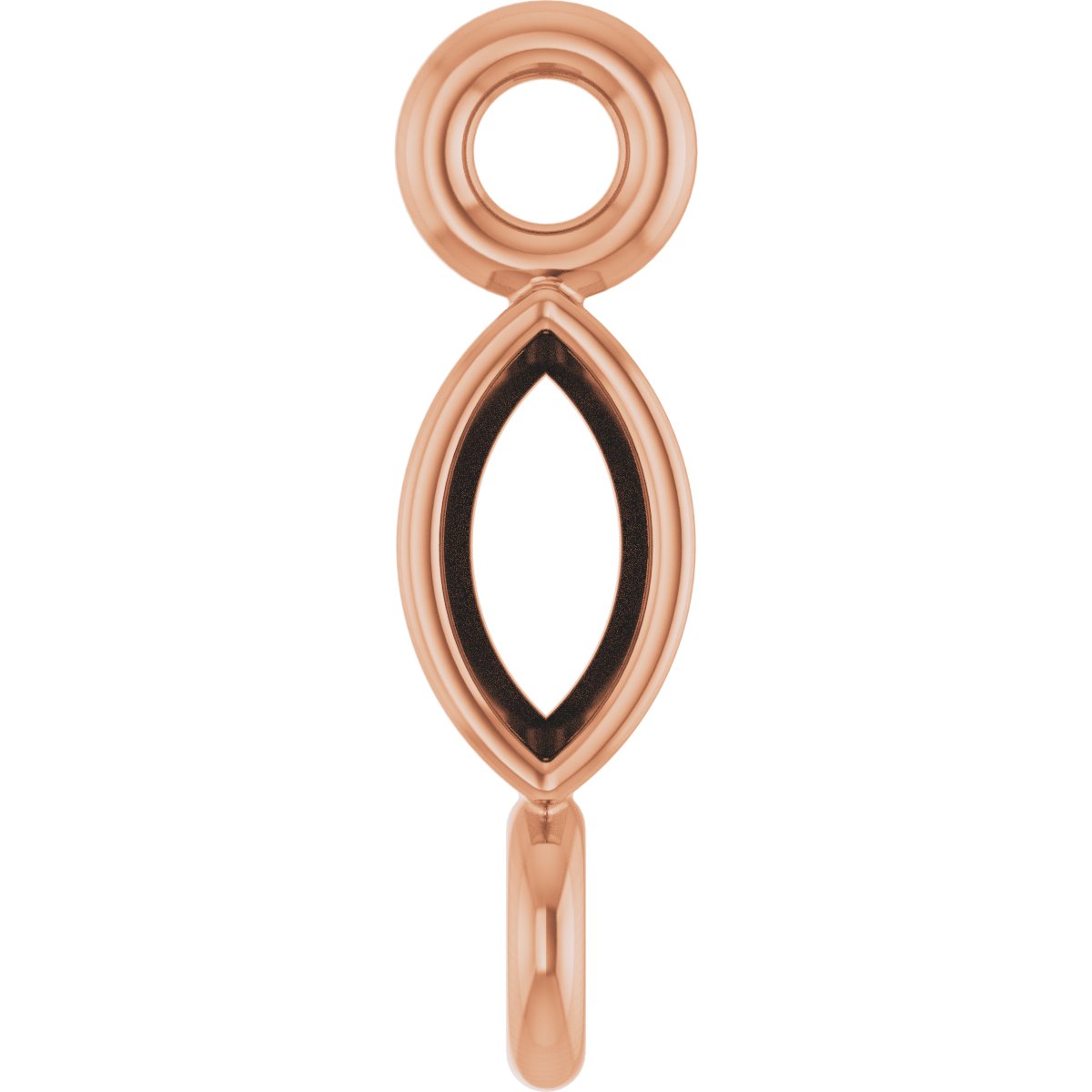 Marquise Bezel-Set Link