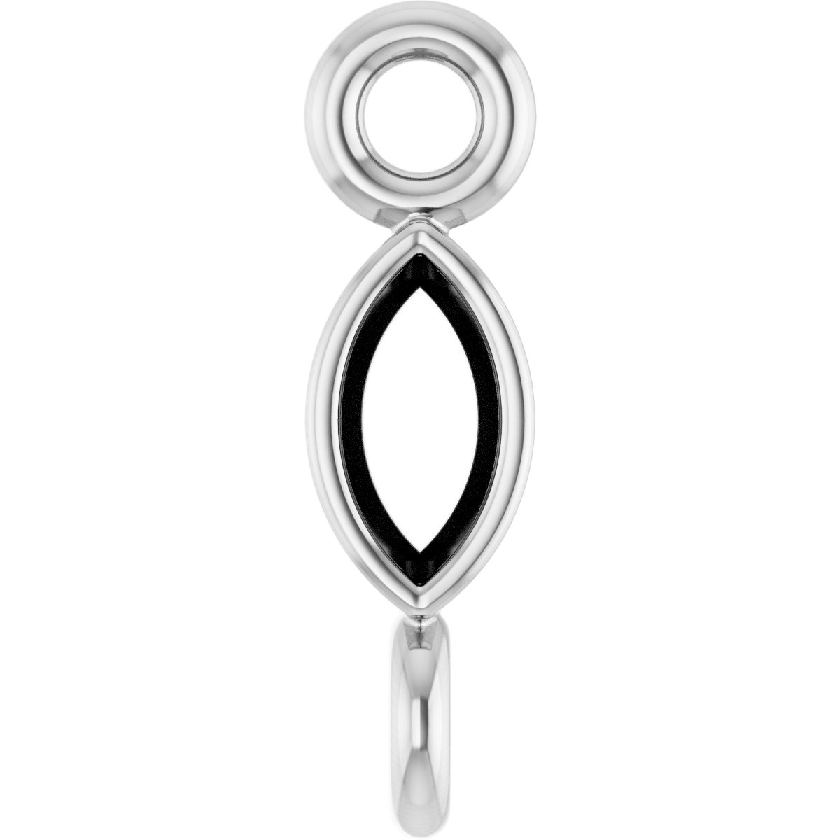 Marquise Bezel-Set Link