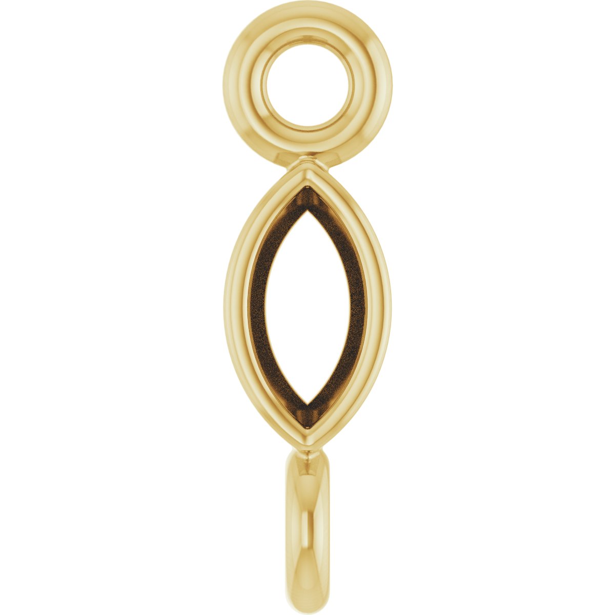 Marquise Bezel-Set Link