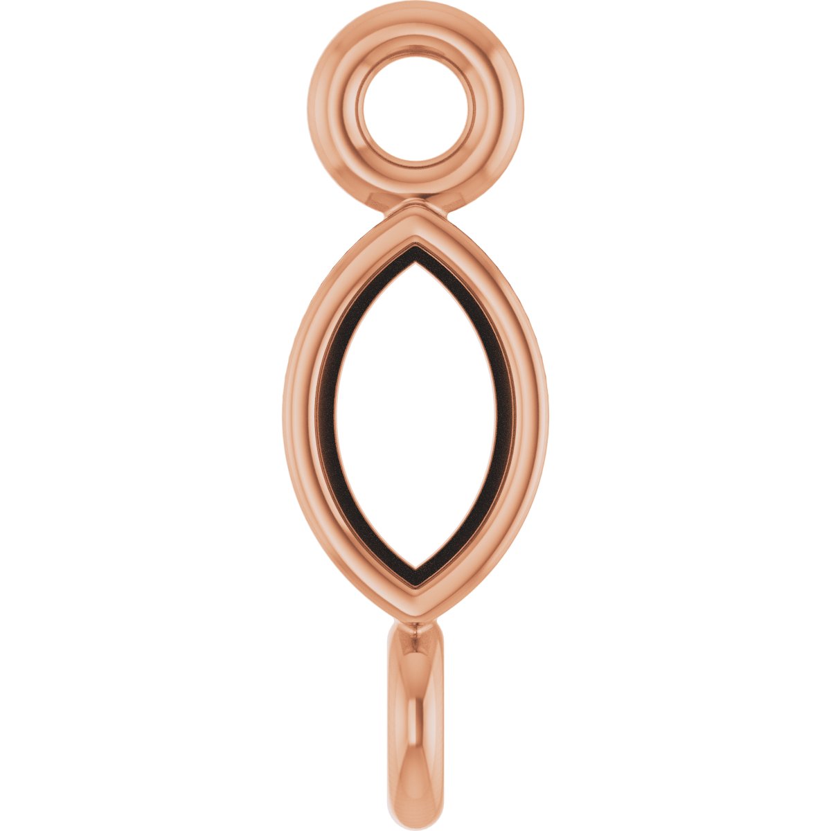 Marquise Bezel-Set Link