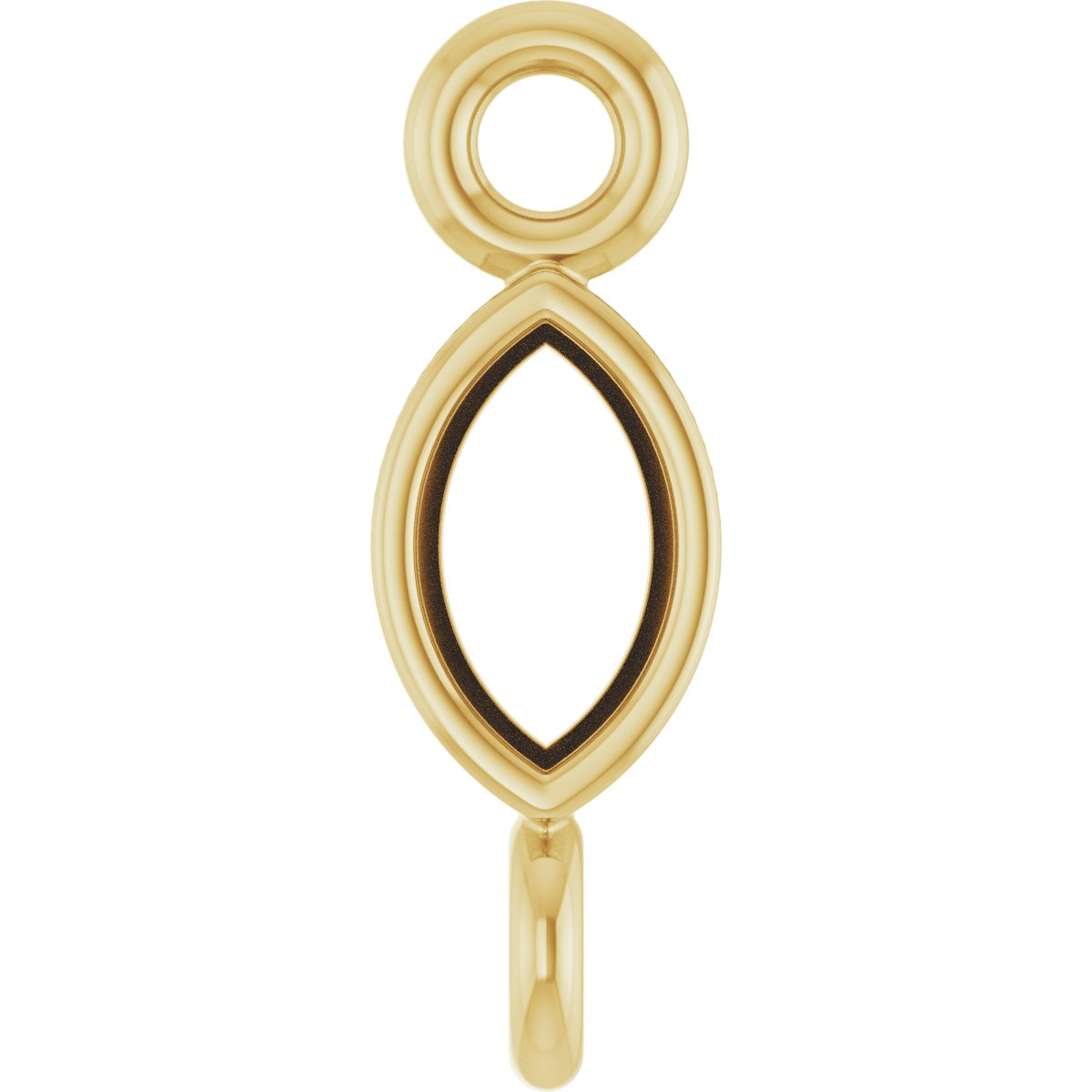 Marquise Bezel-Set Link